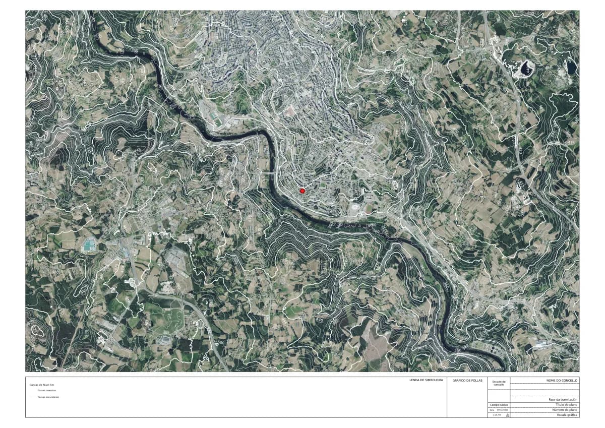 Mapa Curvas de Nivel generado por CorvoMaps